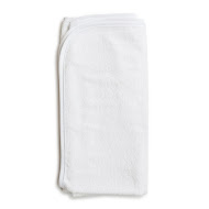 Детский плед Twins Махра трикотажная окантовка 100х100 белый