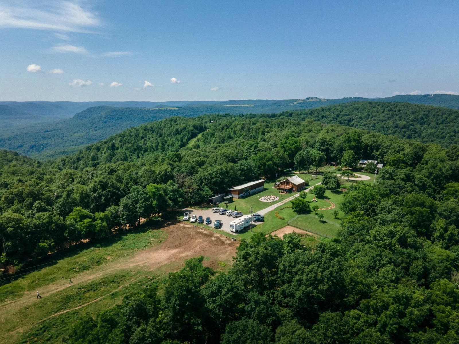 The Circle Yoga Shala homestead in the Ozark Mountains