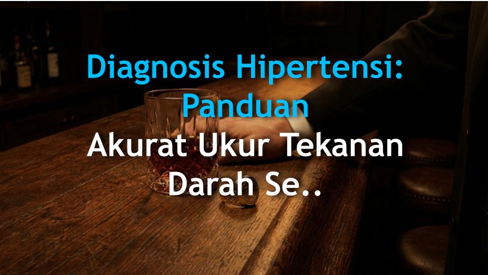 Diagnosis Hipertensi: Panduan Akurat Ukur Tekanan Darah Sendiri yang Bikin Kamu Auto Paham!