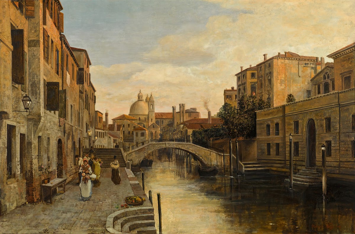 Rio del Ognissanti Venice 1882