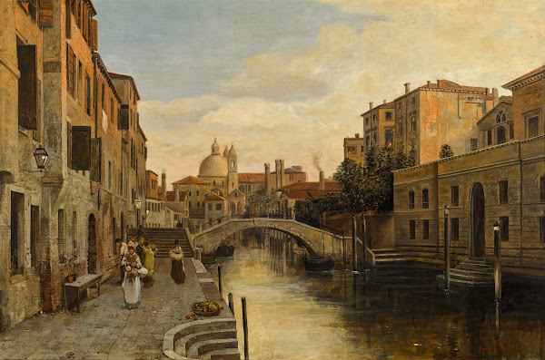 Rio del Ognissanti Venice 1882