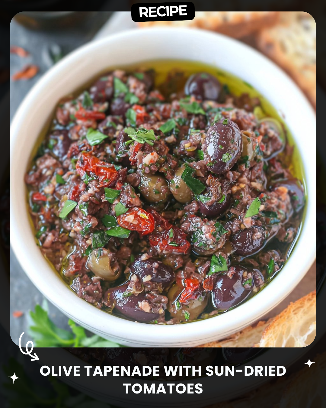 Olive Tapenade with Sun-Dried Tomatoes