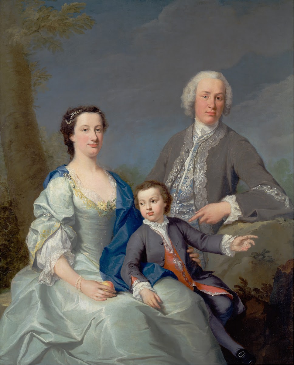Sir Robert and Lady Smyth with Their Son Hervey