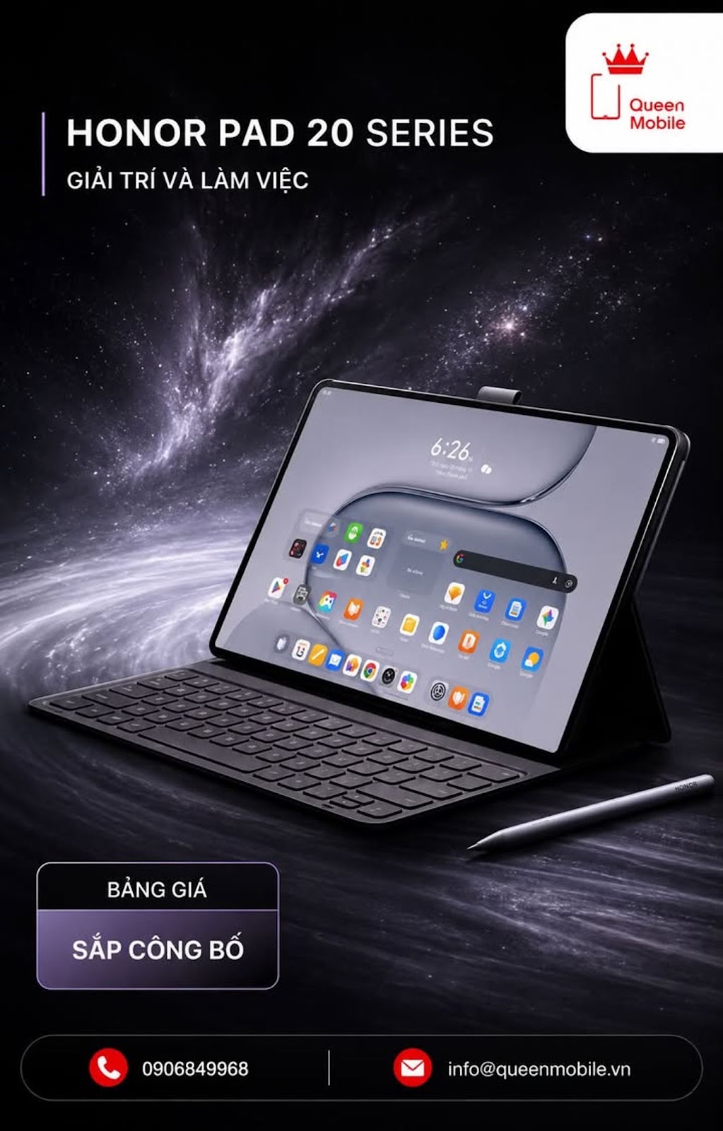 HONOR Pad 20 Series sắp ra mắt tại Malaysia, tập trung giải trí và làm việc #HONORPad20 #HONORPad20Series #HONORMalaysia #MayTinhBang #AndroidTablet #MagicOS #CongNghe
