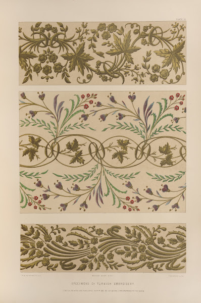 Specimens of Turkish embroidery 1851   1853