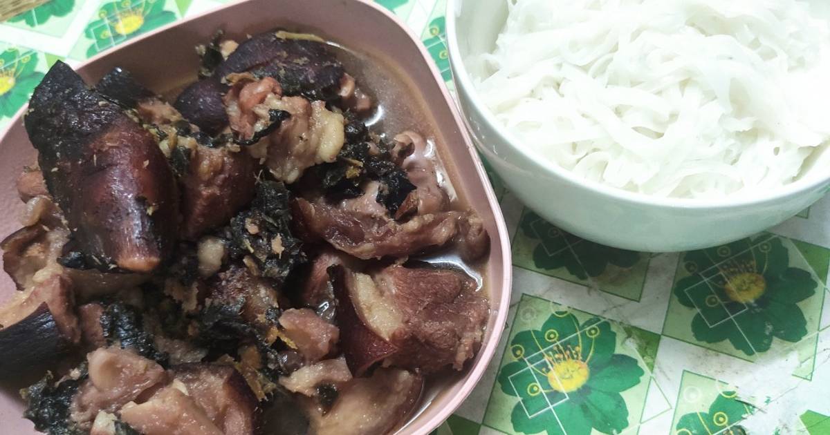 Chân giò nấu giả cầy