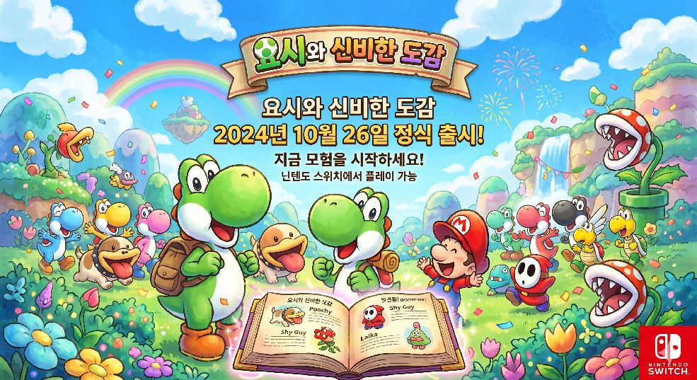 요시와 신비한 도감 이미지