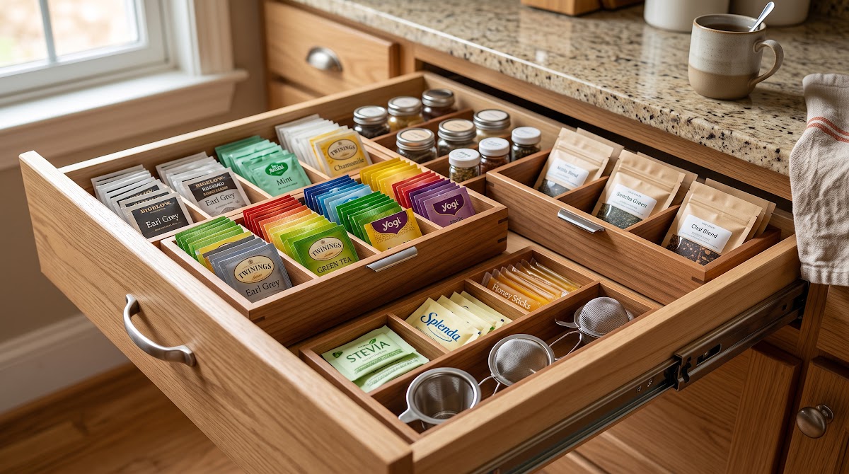 Best Tea Bag Organizers for Kitchen Cabinets (2026) - BEST PREMIUM — IN CONTEXT