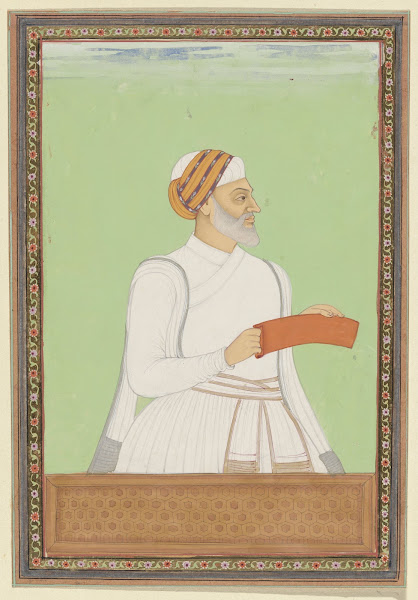 Portret van Mustafa Khan die de opperbevelhebber van Sultan Mahmud is geweest 16