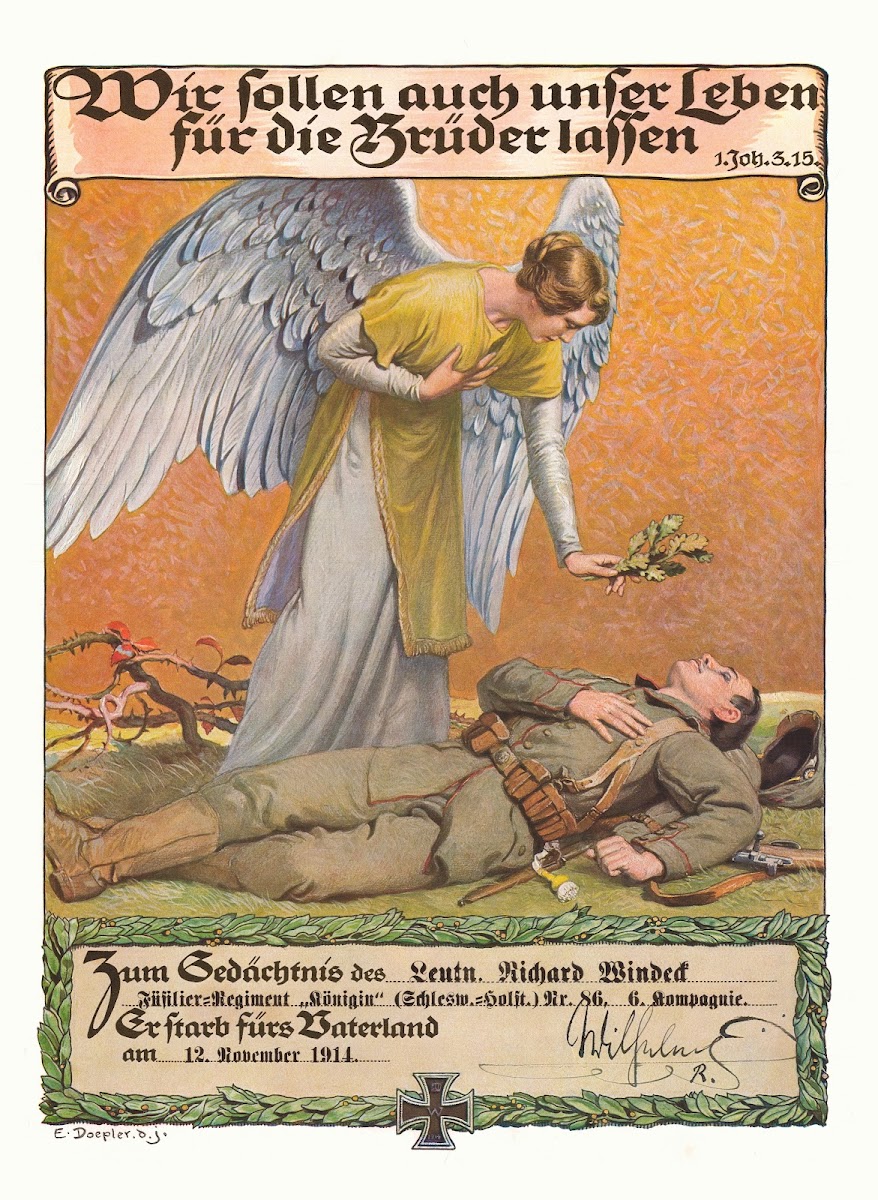 Gedenkblatt 1916