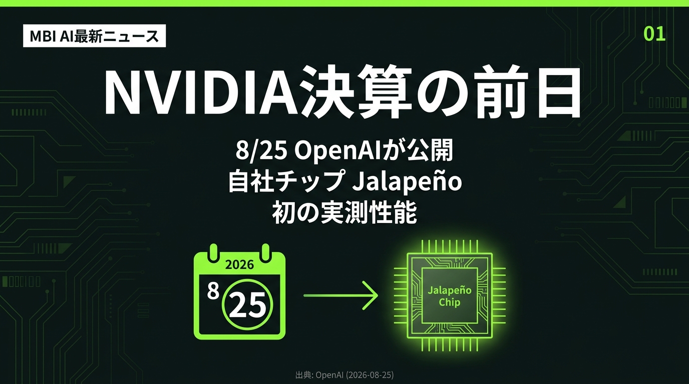 NVIDIA決算の前日に出てきた実測値