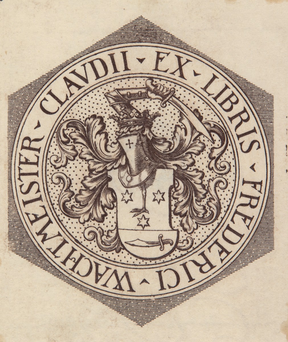 Ekslibris Frederici Wachtmeister Claudii