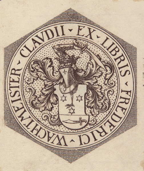 Ekslibris Frederici Wachtmeister Claudii