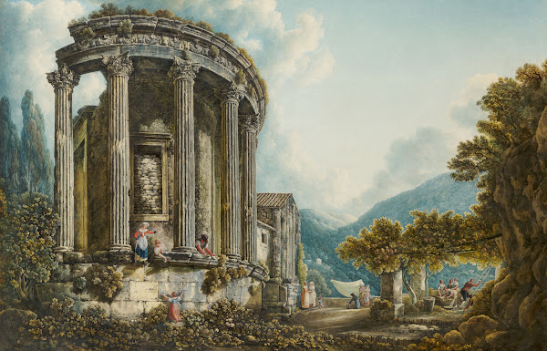 Tivoli a view of the Temple of the Sibyl c1784 1793