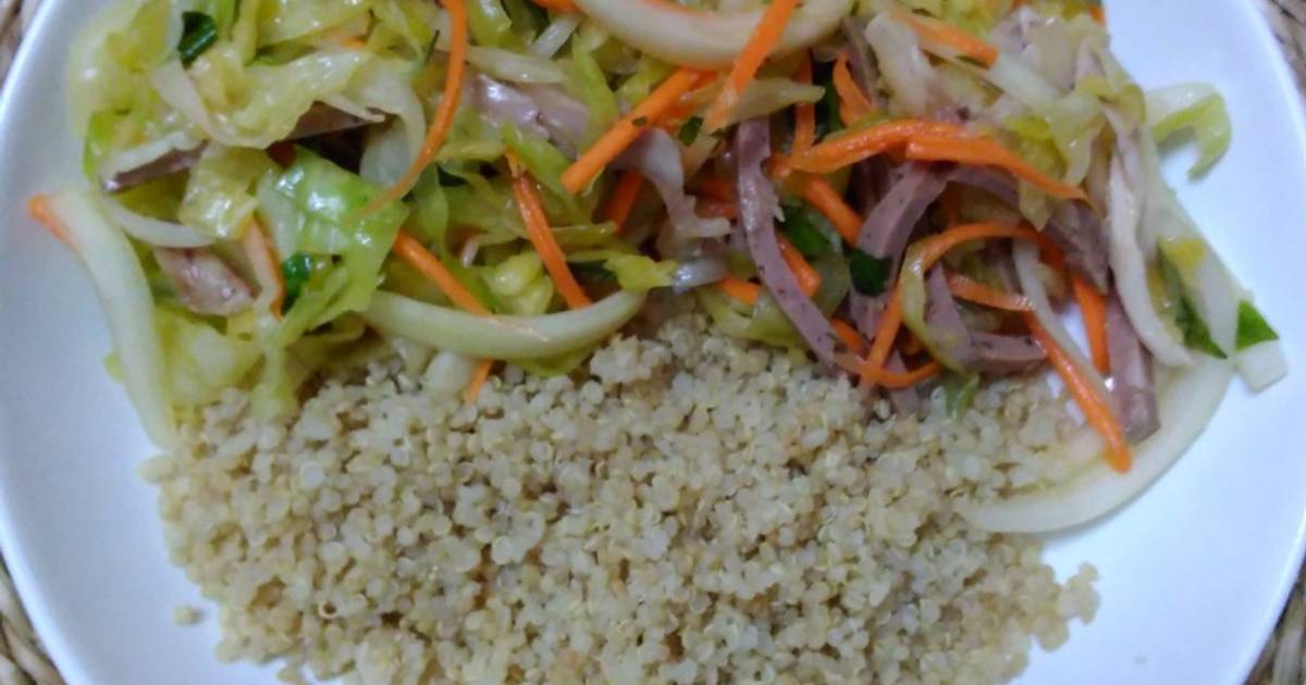 Salad bắp cải trộn gà, giò bò