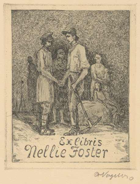 Ex Libris Nellie Foster 1920