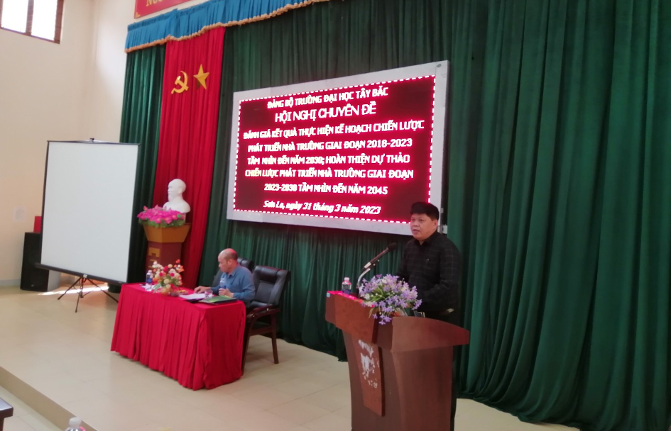 Hội nghị chuyên đề Đánh giá kết quả thực hiện Chiến lược phát triển Nhà trường giai đoạn 2018 - 2023 và tầm nhìn đến năm 2030, hoàn thiện dự thảo chiến lược phát triển nhà trường giai đoạn 2023 - 2030, tầm nhìn đến năm 2045