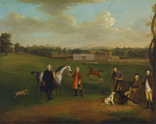 Leak Okeover Rev John Allen And Captain Chester At Okeover Hall Staffordshire 17