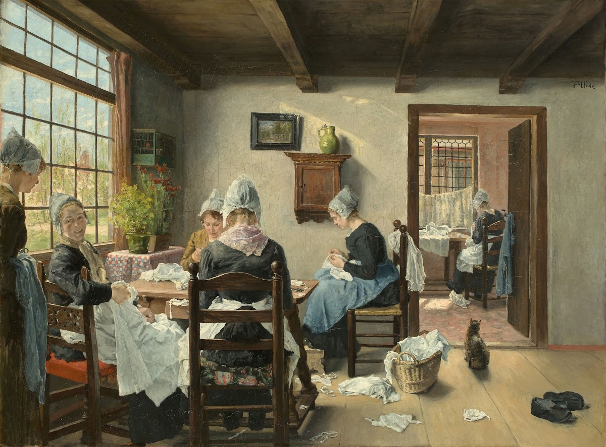 Holländische Nähstube 1882