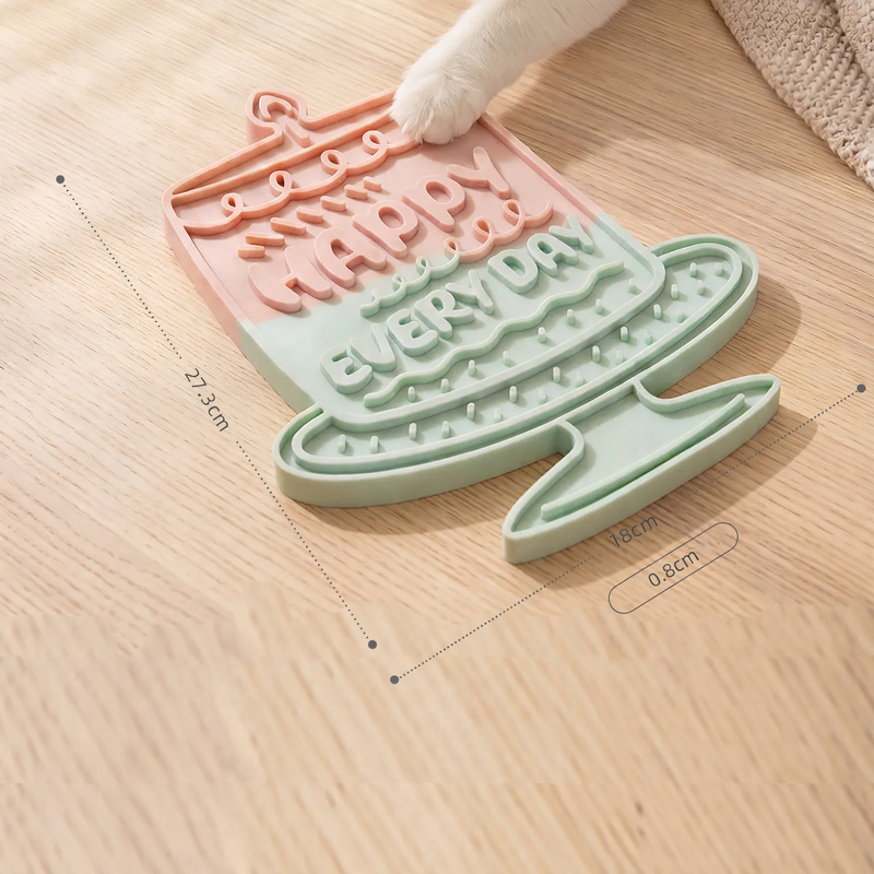 Silicone Lick and Feed Mat for Cats and Dogs