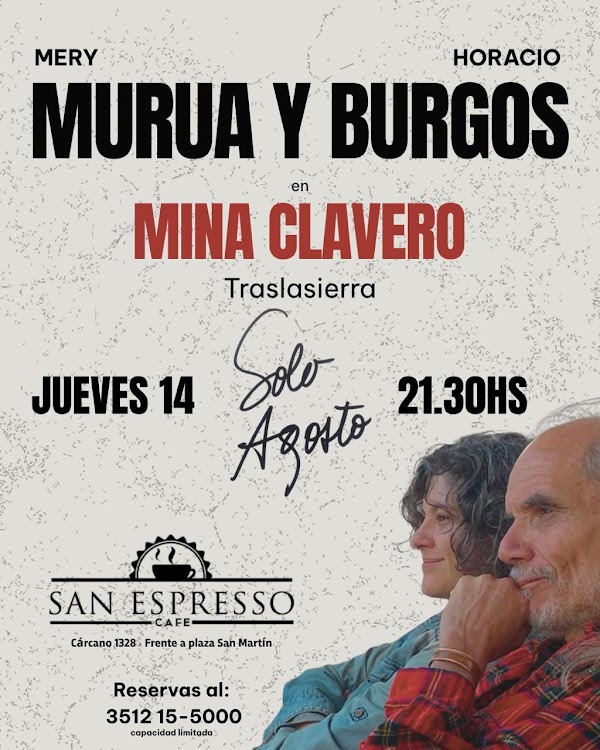 Murua y Burgos en Mina Clavero