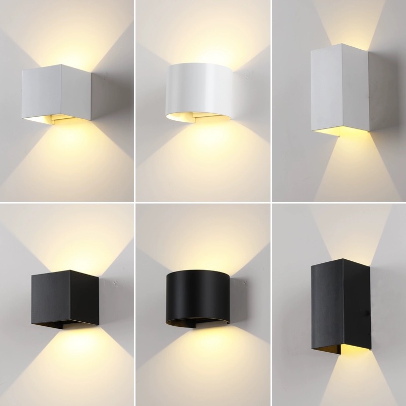 LED-Wandleuchte, Aluminium, wasserfest