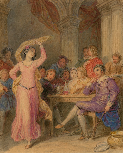 Scene from Taming of the shrew  act V sc 2