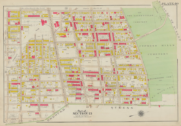 Bounded by Logan Street Jamaica Avenue The Salem Fields Cemetery Cypress Hills C
