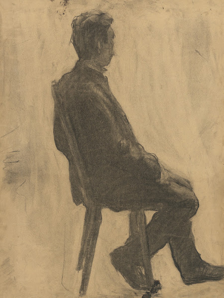 Štúdia sediaceho muža 18951900