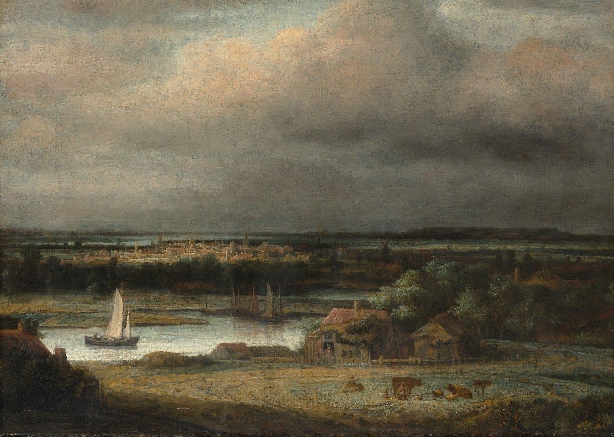 Wide River Landscape ca 164849