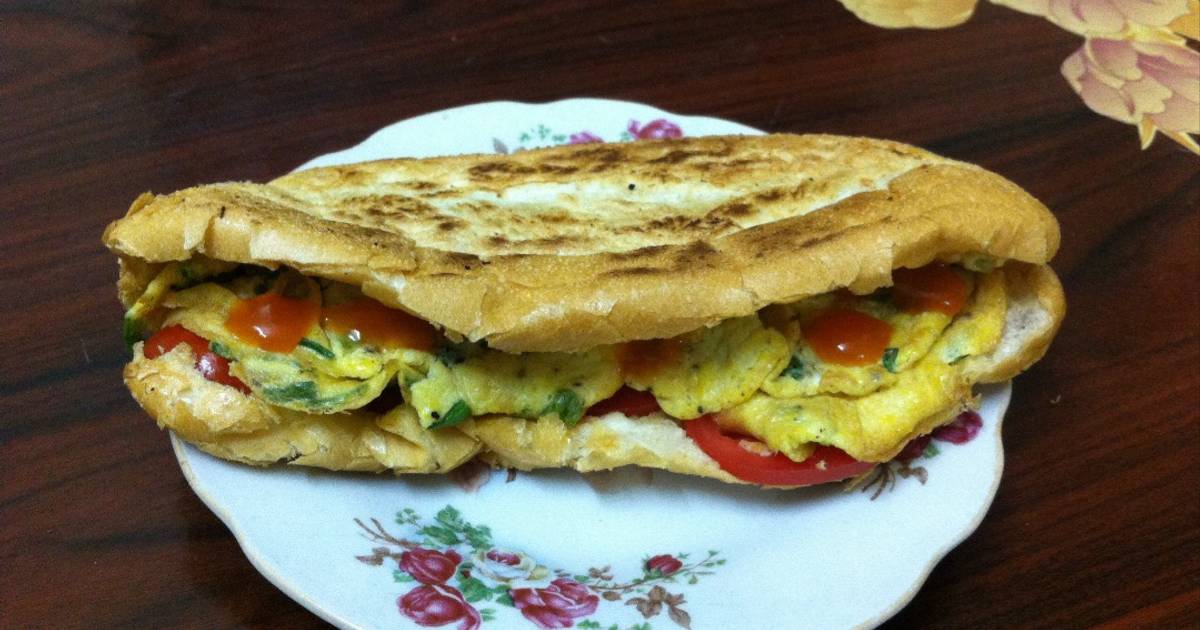 Bánh mì trứng đơn giản