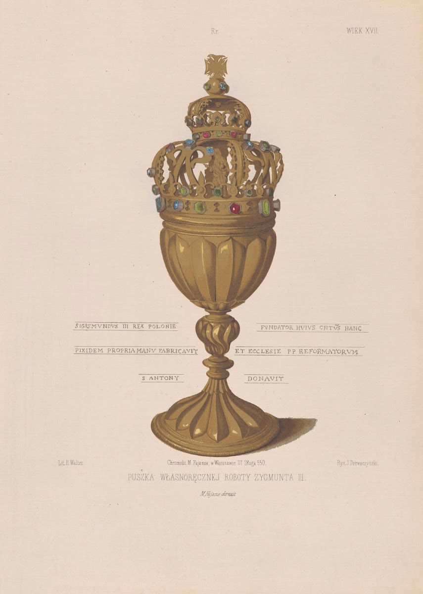 Ciborium Hand Crafted By Sigismund III Donated By The King To Reformed Friars Mi