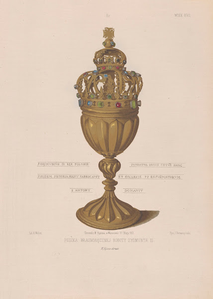 Ciborium Hand Crafted By Sigismund III Donated By The King To Reformed Friars Mi