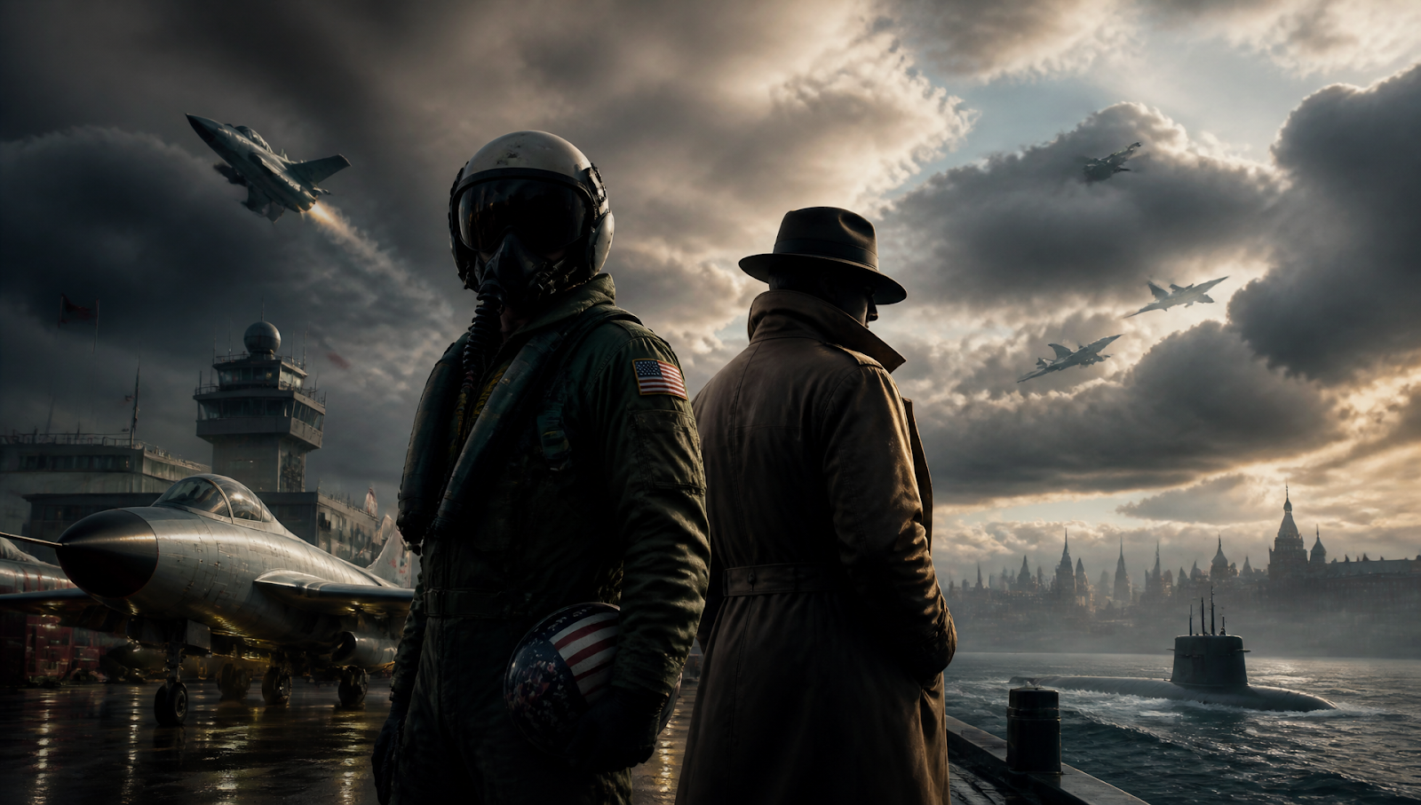Ryan Reynolds and Kenneth Branagh in Mayday, a Cold War action comedy