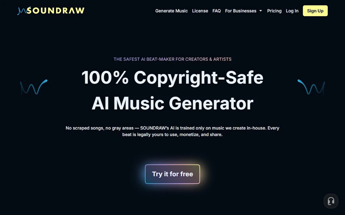 Captura de AI Music Generator