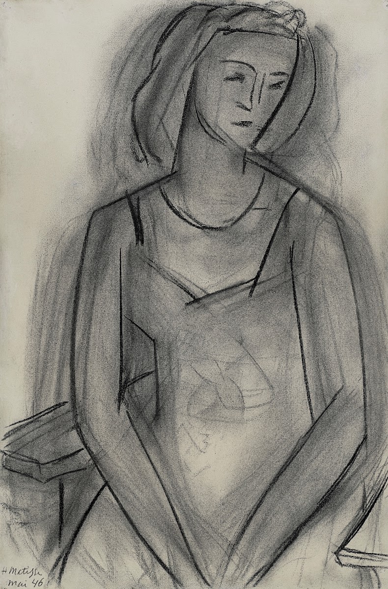 Femme Assise Lucienne Bernard 1946