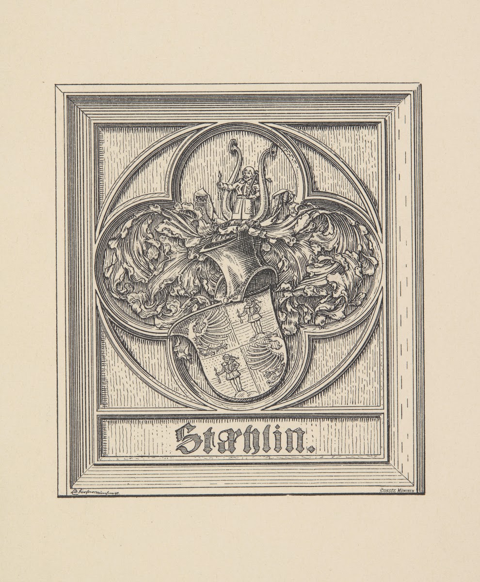 Ekslibris Stahlin 1907