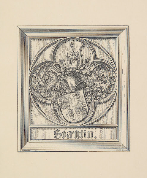 Ekslibris Stahlin 1907