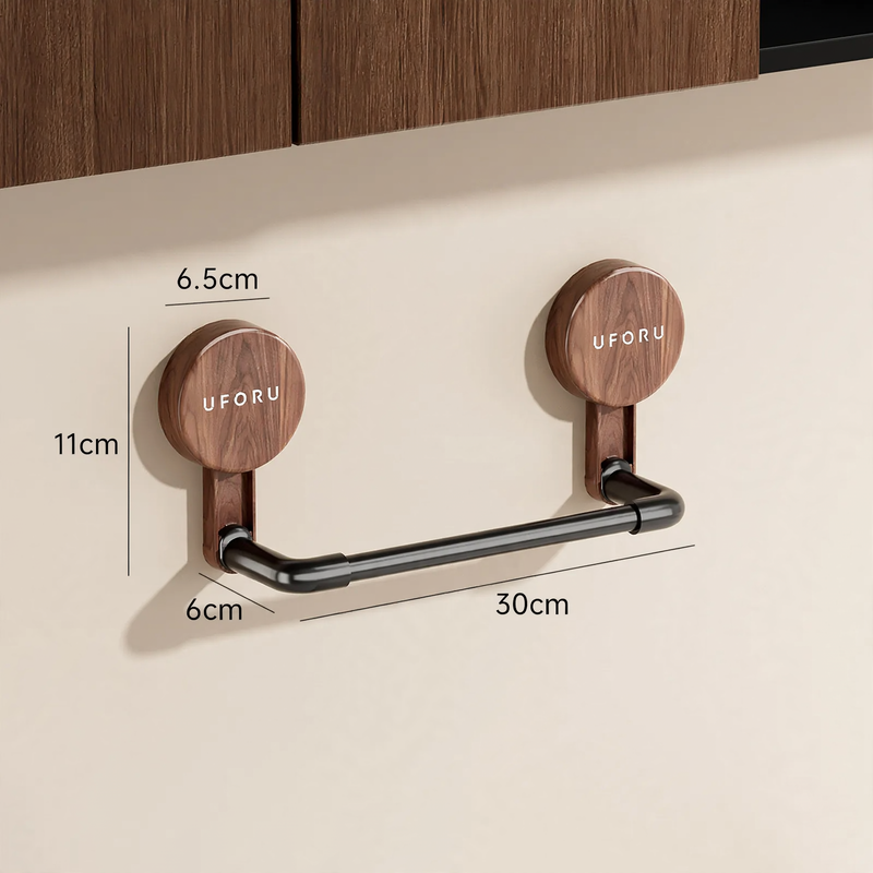 Suction cup towel holder, dual-layer, without drilling
