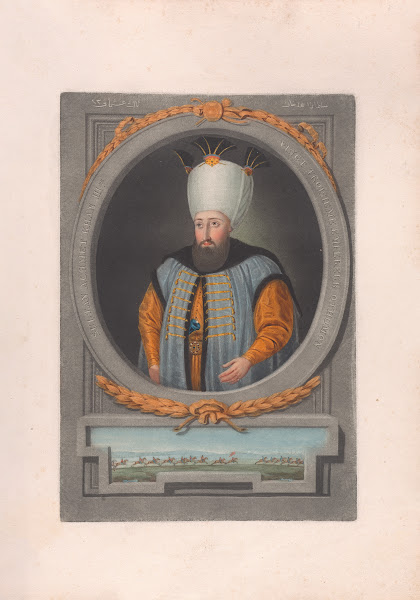 A series of portraits of the emperors of Turkey Pl29 1815