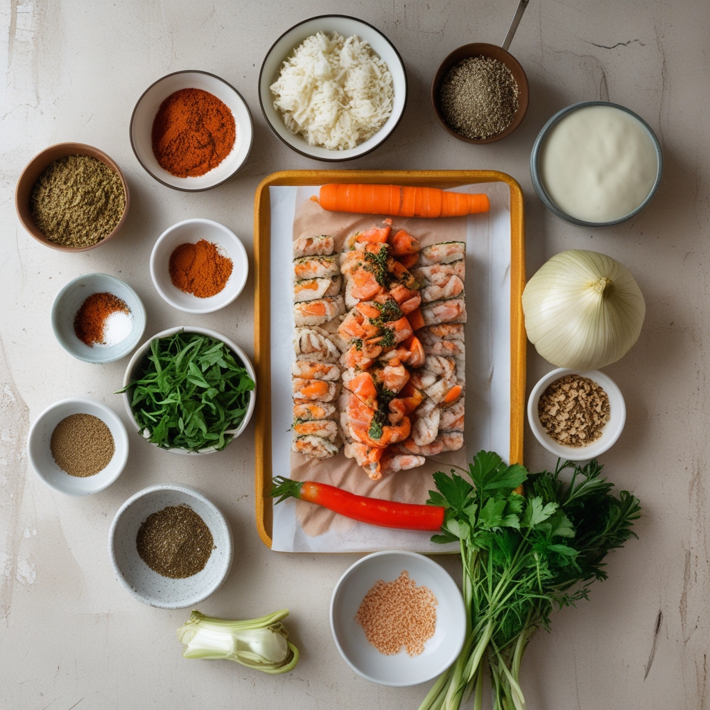 Ingredients for Sushi Bake (Easy Viral Comfort Food Recipe) for Quick Family Meals