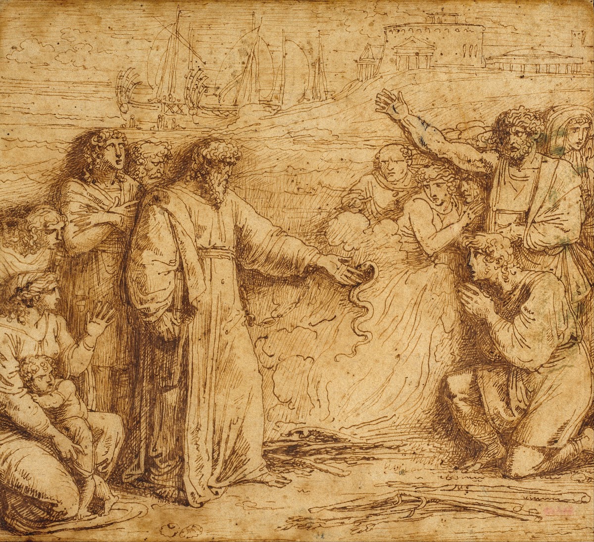 Miracle of Saint Paul Around 1800 1810