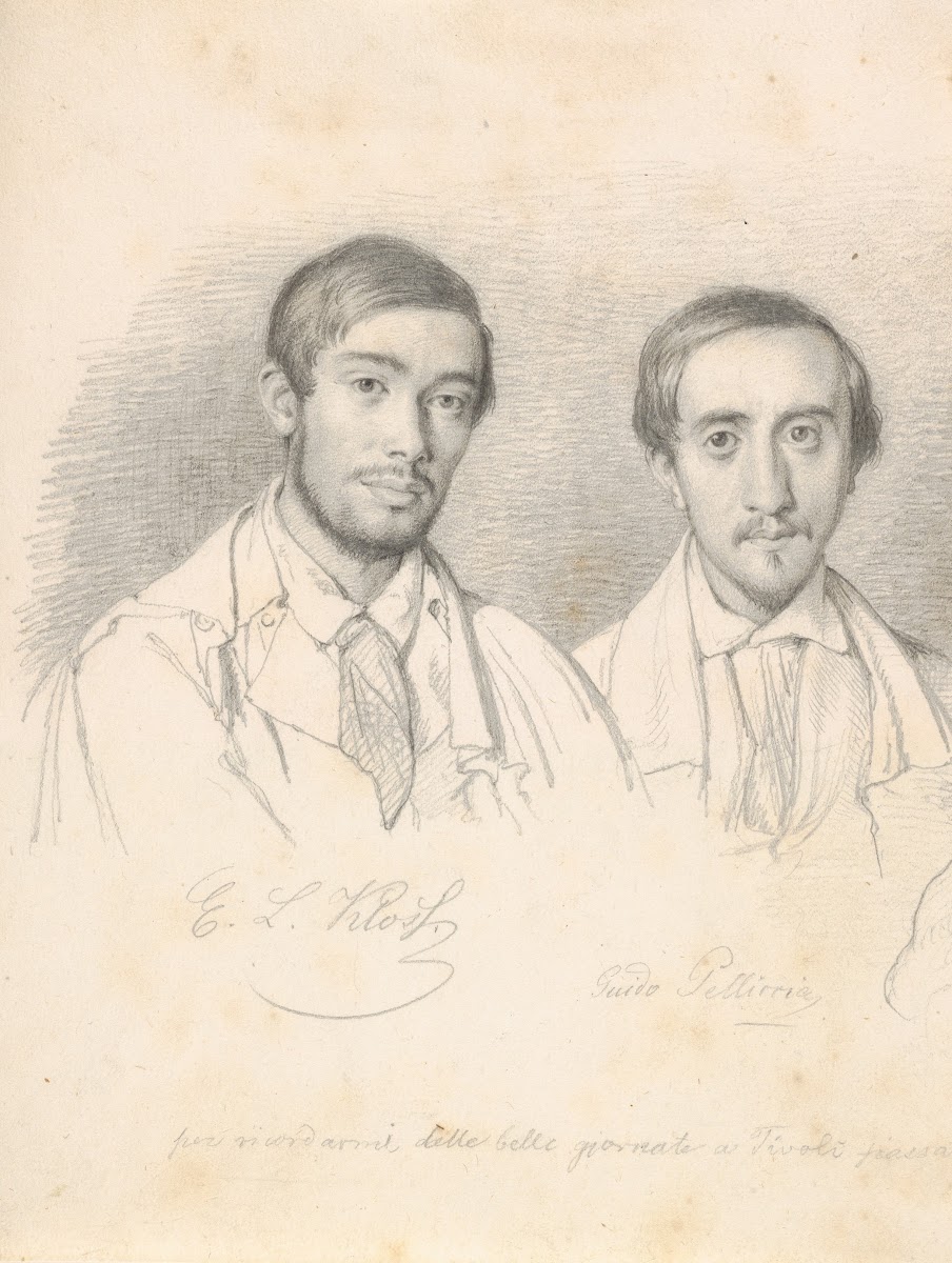 Double Portrait of the Artists EF Kloss and G Pellicia 183640