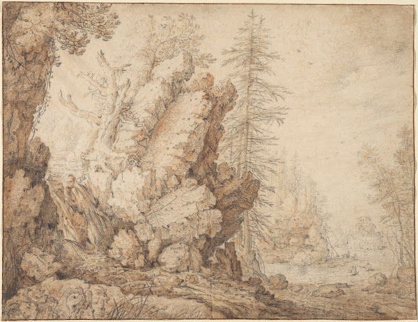 Landscape with Waterfall early 1620s