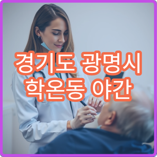 경기도 광명시 학온동 야간 신경과 병원 심야 진료