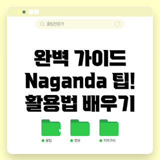 naganda 활용법, naganda 사용 이유, naganda 특징, naganda란 무엇인가, naganda 어떻게 쓰나