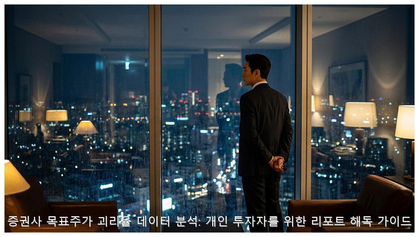 증권사 목표주가 괴리율 데이터 분석: 개인 투자자를 위한 리포트 해독 가이드 핵심 안내 및 분석 인포그래픽 (5)