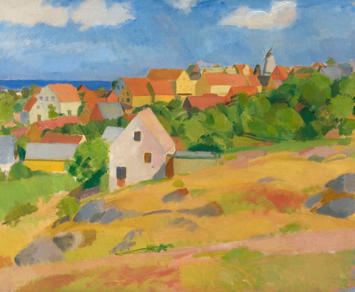 View over Gudhjem 1921