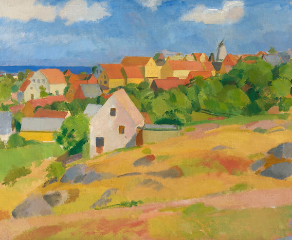 View over Gudhjem 1921