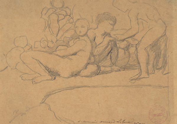 Nude Figures for LÂge dOr Château de Dampierre